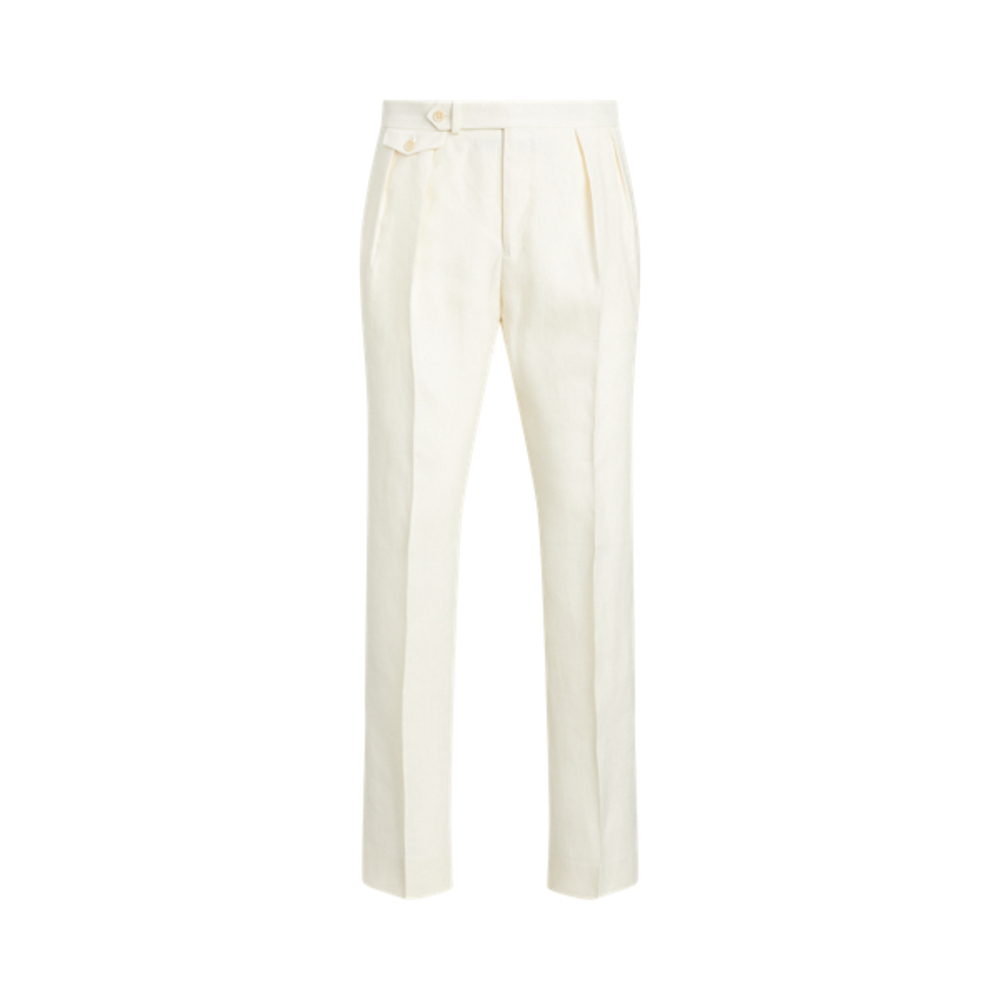 Pleated Linen Suit Trouser 32x32